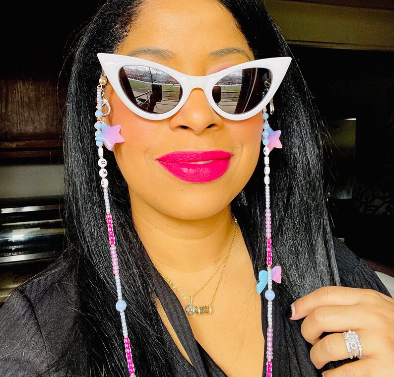 Cotton Candy MaskGlasses Holder
