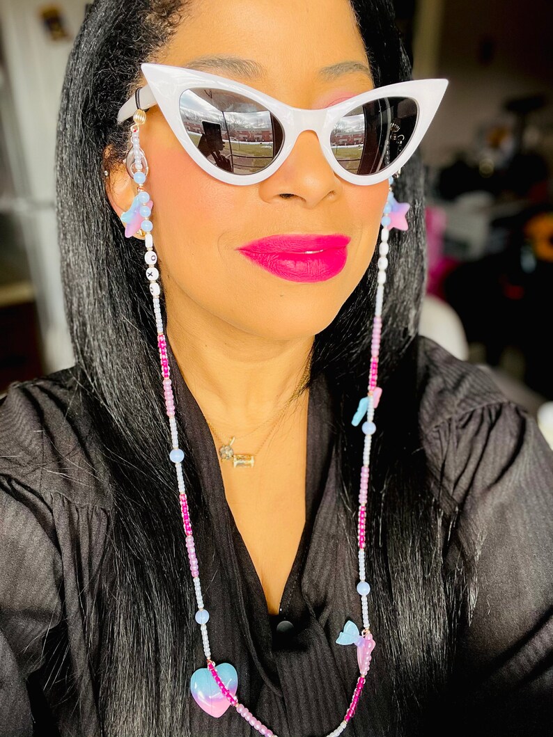 Cotton Candy MaskGlasses Holder