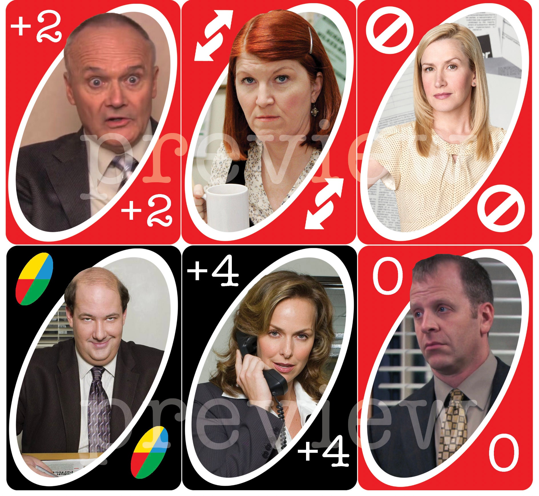 UNO The Office Card Game para adolescentes e adultos para um noite de