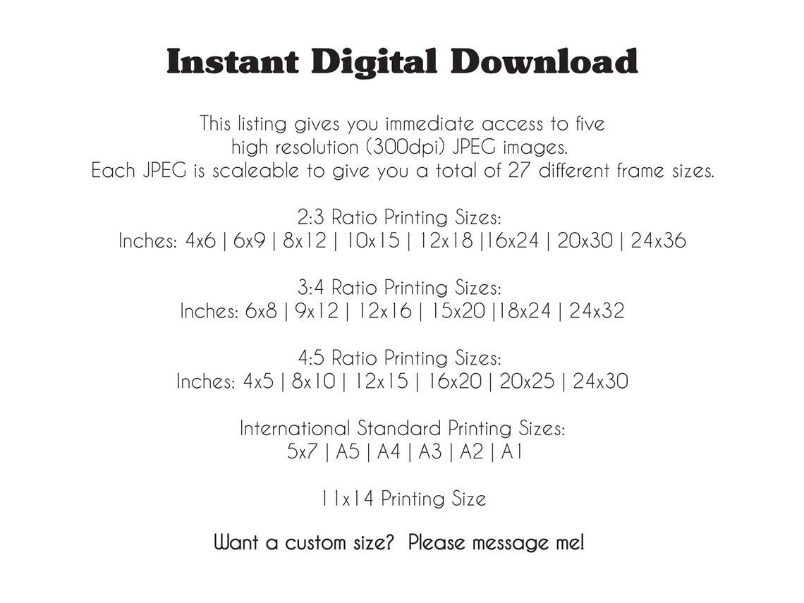 PRINTABLE Print Downloadable Print Minimalist Printable Wall - Etsy