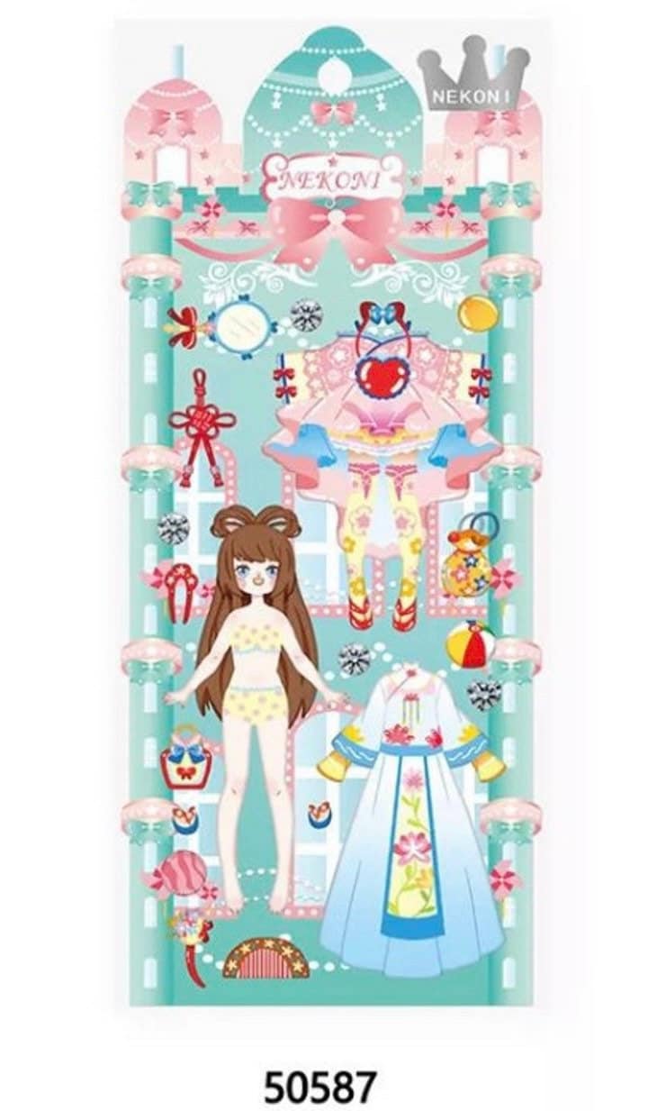 Super Cute Puffy Stickers with Gem Embellishment for Kids Girls