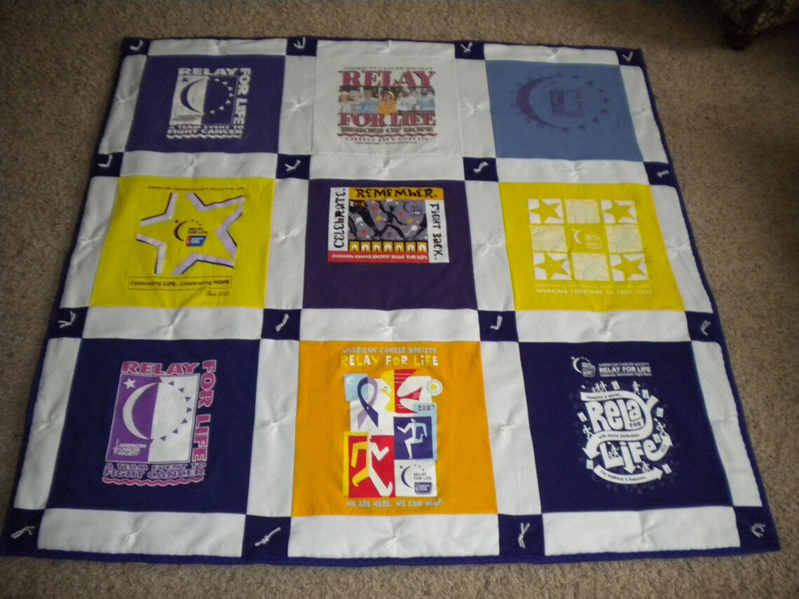 Tshirt Memory Quilt Etsy