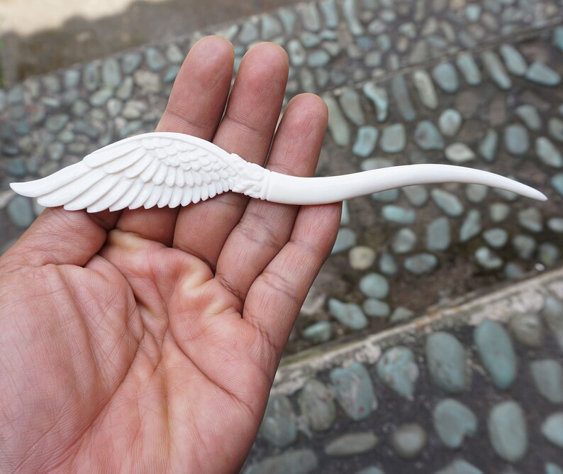 Angel Wing Hair Stick. Hair Prong Hair Pin Hair Toy. Double Etsy