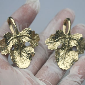 Monstera style 2  New ear weights , hanging style , should have at least 4 mm ear gauge to wear these, price per pair
