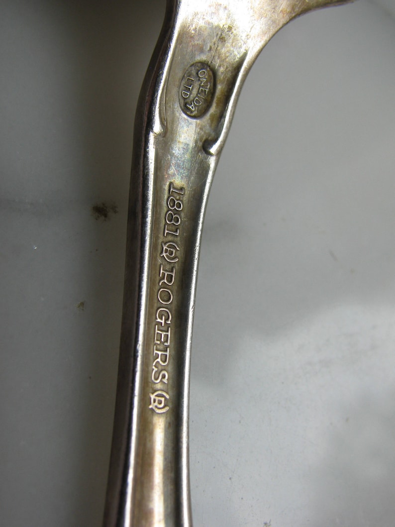 Buffet Server Table Serving Spoon Silverplate Serving Spoon Flirtation Oneida Flirtation Pattern Holiday Table 1881 Rogers Bros