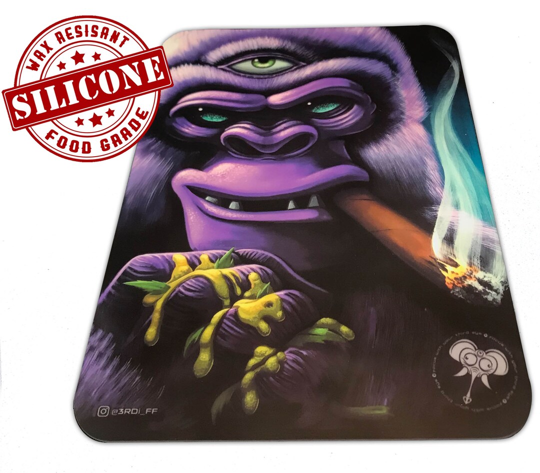 Silicone Dab Mat Gorilla Grip Dab Pad Dabbing Smoking Mat Etsy