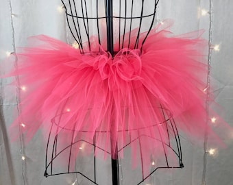 Brandi Tutu - Pink Spike Tutu - Coral Tutu - Available in Infant, Toddlers, Girls, Teenager, Adult and Plus Sizes