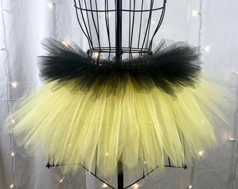 Brynn Tutu - Spike Tutu - Yellow and Black Tutu -Available in Infant, Toddlers, Girls, Teenager, Adult and Plus Sizes