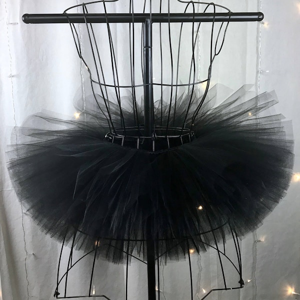 Zoe Tutu - Black Tutu - Rave Tutu - Available in Infant, Toddlers, Girls, Teenager, Adult and Plus Sizes