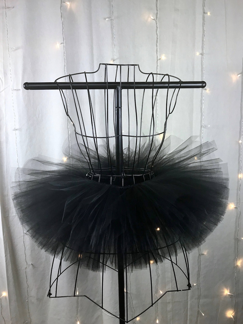 Zoe Tutu Black Tutu Rave Tutu Available in Infant, Toddlers, Girls, Teenager, Adult and Plus Sizes image 1