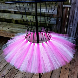 Kadence Tutu Pink and Ivory Tutu Available in Infant, Toddlers, Girls, Teenager, Adult and Plus Sizes image 2