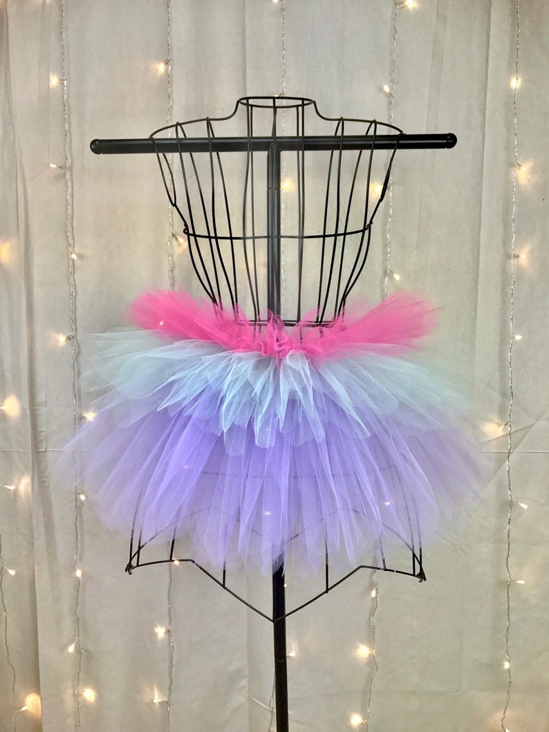 Rosie Tutu Pastel Fairy Tutu Layered Tutu Rave Tutu Available in Infant, Toddlers, Girls, Teenager, Adult and Plus Sizes image 1