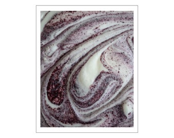 Photograph on Fine Art Paper - Blueberry and Yogurt 2