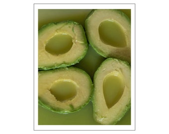 Avocados and Lime Juice, Digital Photograph on Fine Art Paper