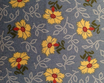 Crafts Half Metre Quilting Fabric Riley Blake Daisy Cottage