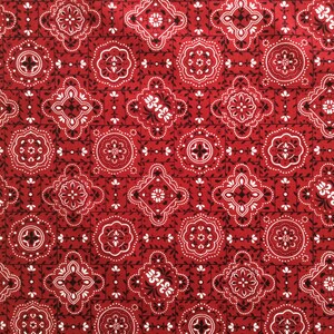 Red Bandana by Hobby Lobby Stores/quilting Sewing - Etsy