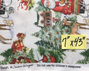 Susan Winget stofpakket einde bout/verschillende wintersneeuwscènes/9 stukken stof/pakketprijs/stofpakket einde bout #154
