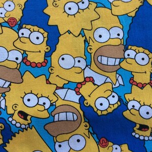 Simpson’s Head Toss by Matt Groening for Springs Creative/quilting ...