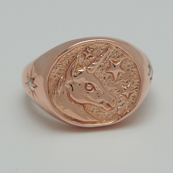 Enchanted Unicorn Ring - Black