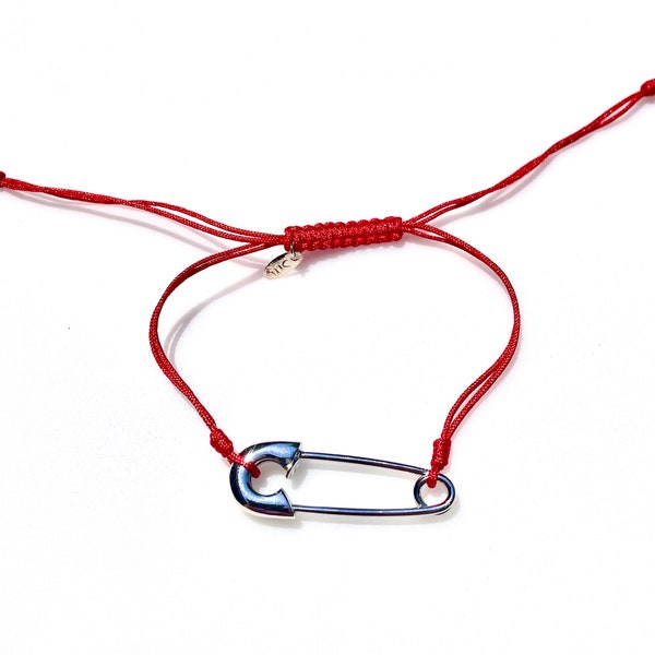 Safety Pin Bracelet Etsy