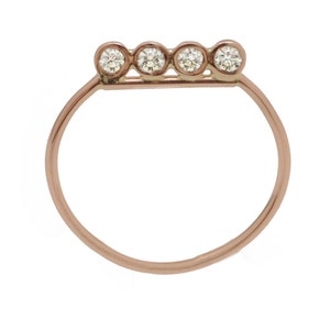 14 Karat Gold and Diamonds Ring image 1