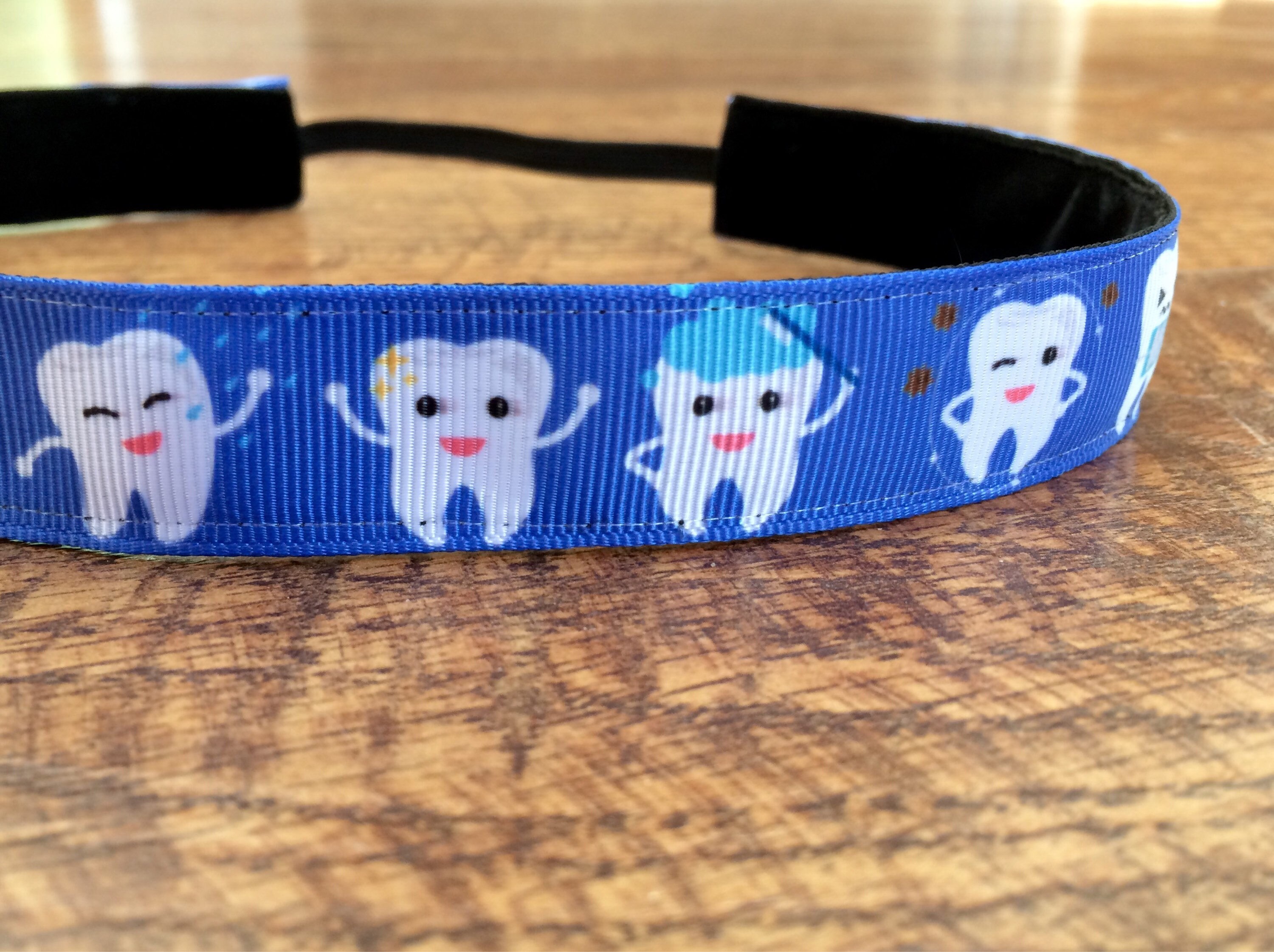 Dental hygienist headband. Dentist nonslip headband. Tooth Etsy