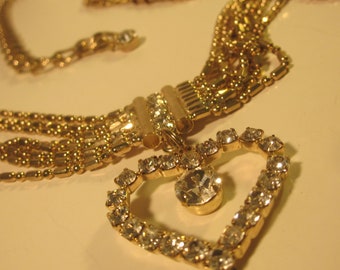 Gold & Diamond Bezel Vintage Chain Belt