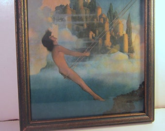 Vintage Maxfield Parrish "The Dinky Bird" (1904)