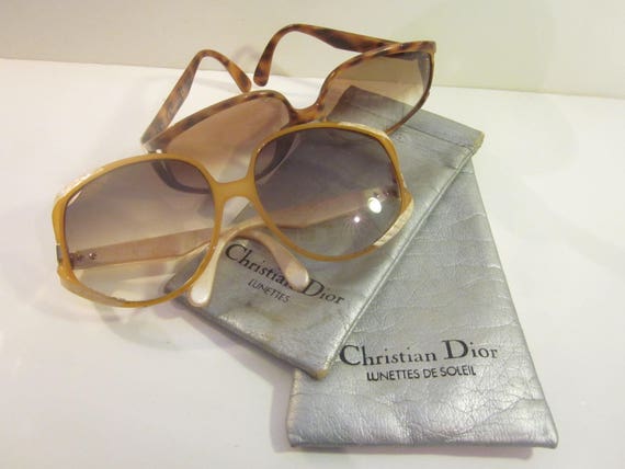 Vintage Christian Dior Oversize Glam Sunglasses - image 8