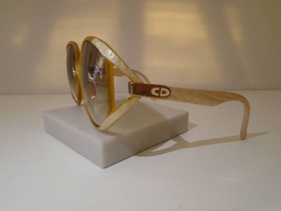 Vintage Christian Dior Oversize Glam Sunglasses - image 6