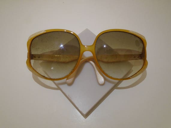 Vintage Christian Dior Oversize Glam Sunglasses - image 5