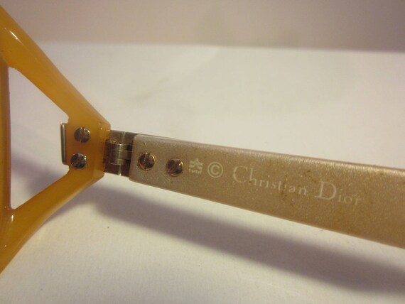 Vintage Christian Dior Oversize Glam Sunglasses - image 7