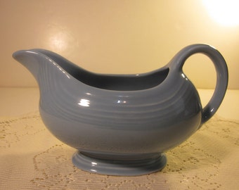 Vintage Periwinkle Blue Fiesta Ware Gravy Boat