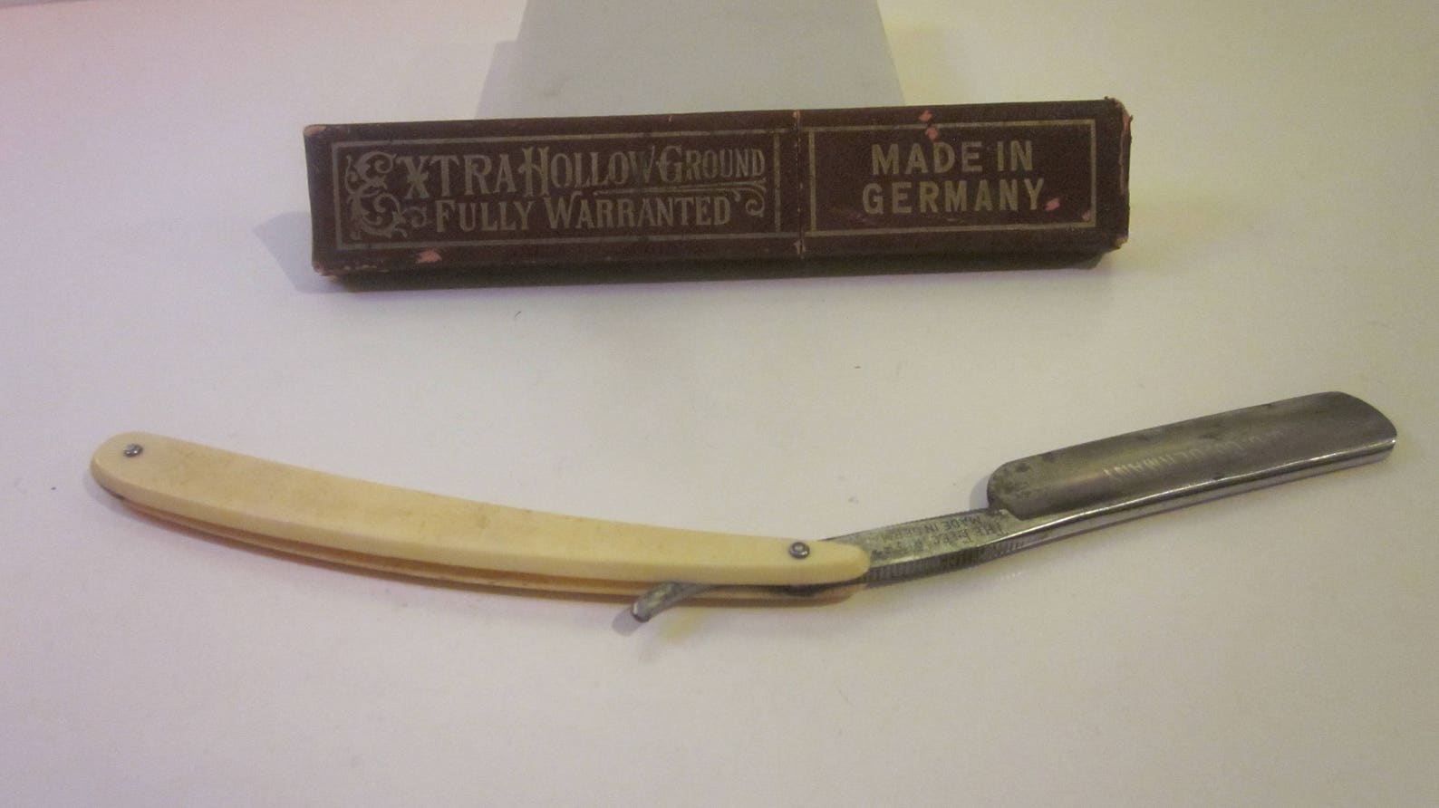 Antique Extra Hollow Ground Straight Razor Made in Germany Etsy