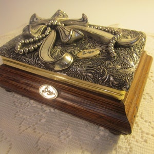 Vintage Intricately Designed Berger Jewelry Chest
