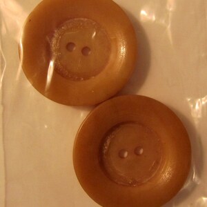 Vintage Buttons Yellows Browns Earth Tones 41 Assorted