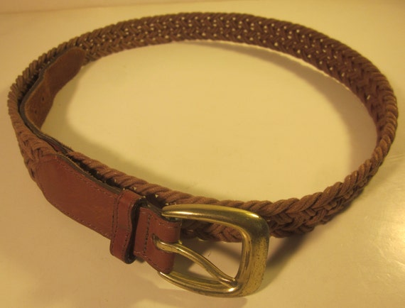 Vintage Brighton Braided Leather Belt - Etsy display picture 1