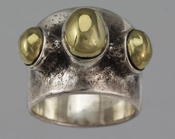 Atropos Ring - Made In Sterling Silver And Bronze