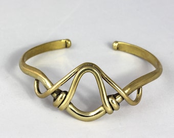 Amazon gold cuff- made in solid bronze