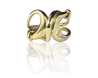 Kasra Gold Ring - made in bronze