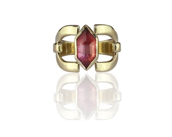 Chloe Tourmaline Bronze Or Silver Ring