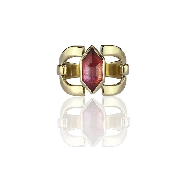 Chloe Tourmaline Bronze Or Silver Ring