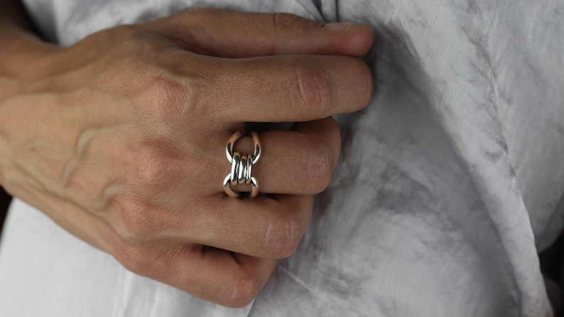 The Bond ring made in solid silver image 4