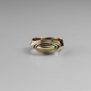 The Pyramid ring made in solid bronze or Sterling Silver image 5