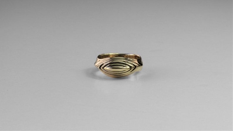 The Pyramid ring made in solid bronze or Sterling Silver image 5