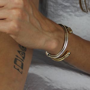 The Bond Cuff - made in solid bronze, silver or gold plated silver