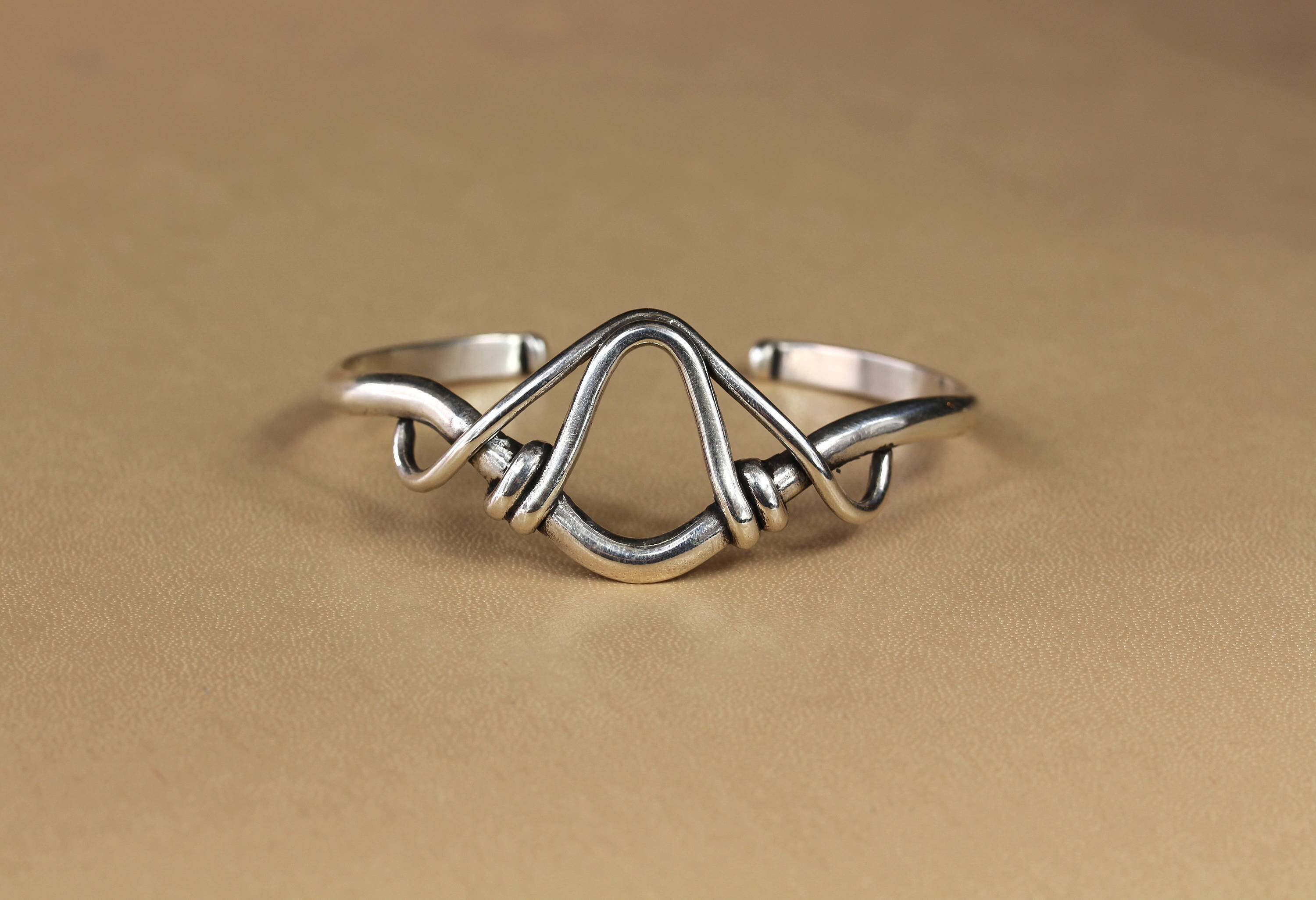 Manchette Amazone en argent sterling