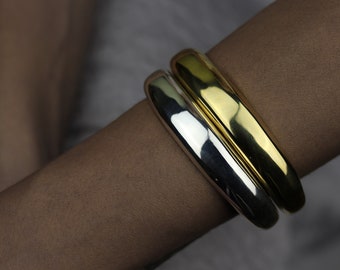 The Arctic Gold Cuff - made in solid bronze