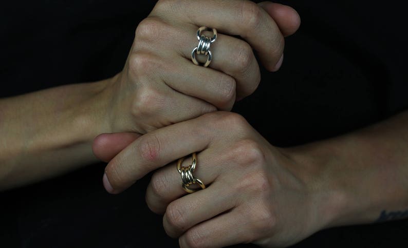 The Bond ring made in solid silver image 7