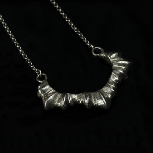 Sun silver choker handcarved statement choker in sterling silver image 4
